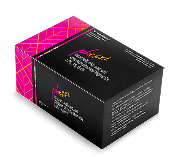 Phexxi non-hormonal birth control box of 12 gel applicators